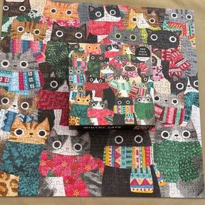 Colorful Cat Puzzle - 500 pieces